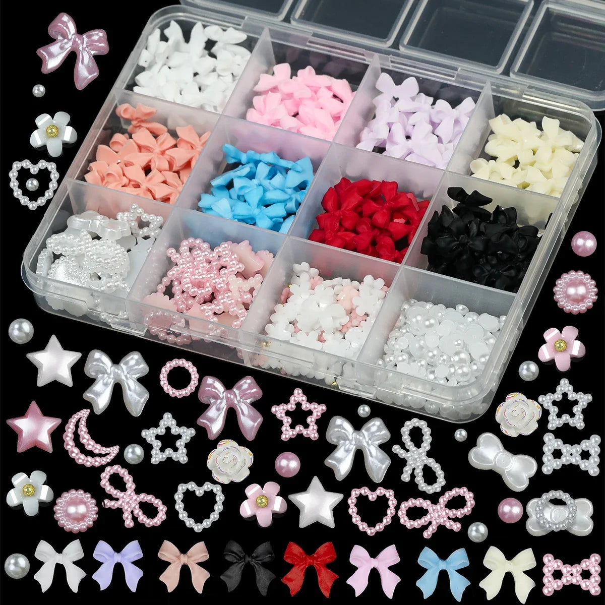 12Grids/box Nail Art Decorations