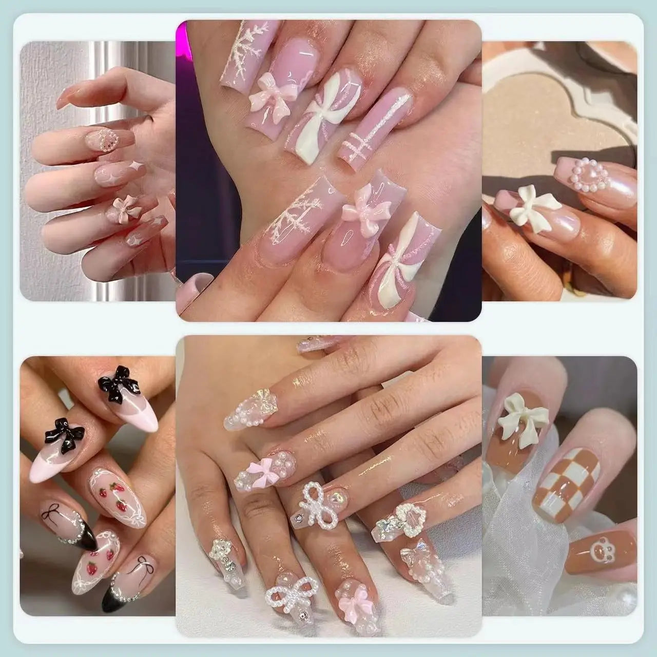 12Grids/box Nail Art Decorations