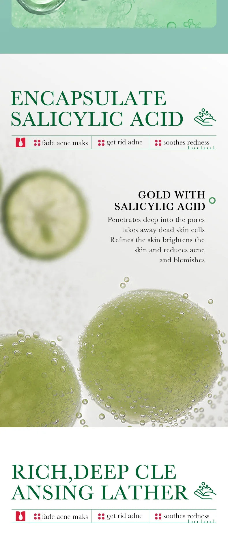 BIOAQUA Salicylic Acid Facial Cleanser