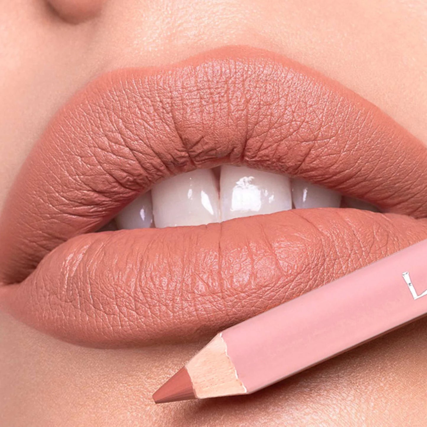 Waterproof Lasting Wooden Matte Lip Liner Pencil Natural Lips Makeup Nude Pink Lip Liner Outline The Lips Contour Makeup 12color