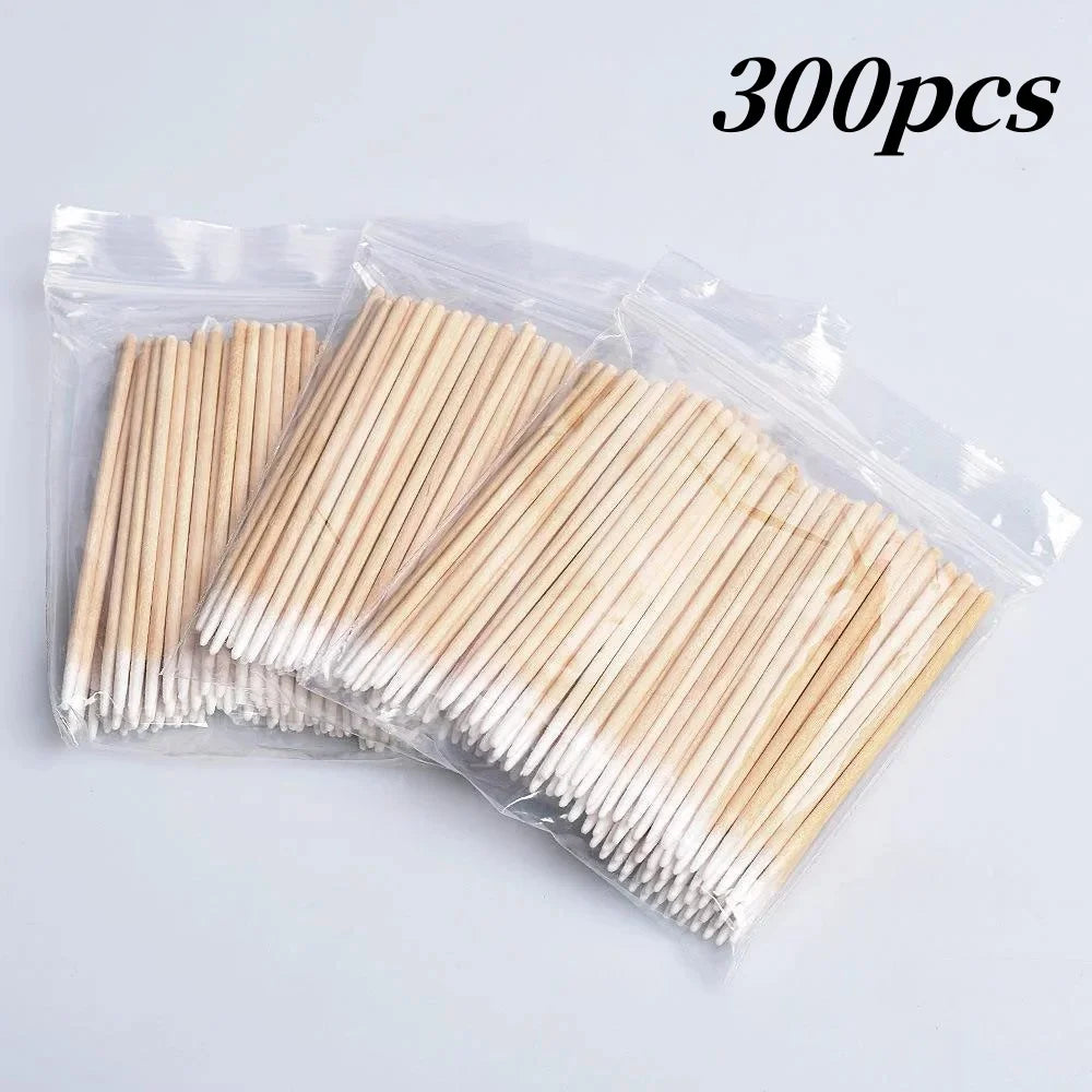 Nails Wooden Tip Cotton Stick