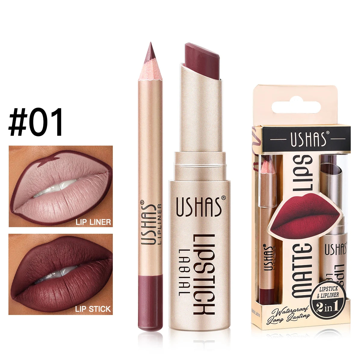 12 Color Matte Lipstick Set Long-lasting Waterproof Lipstick
