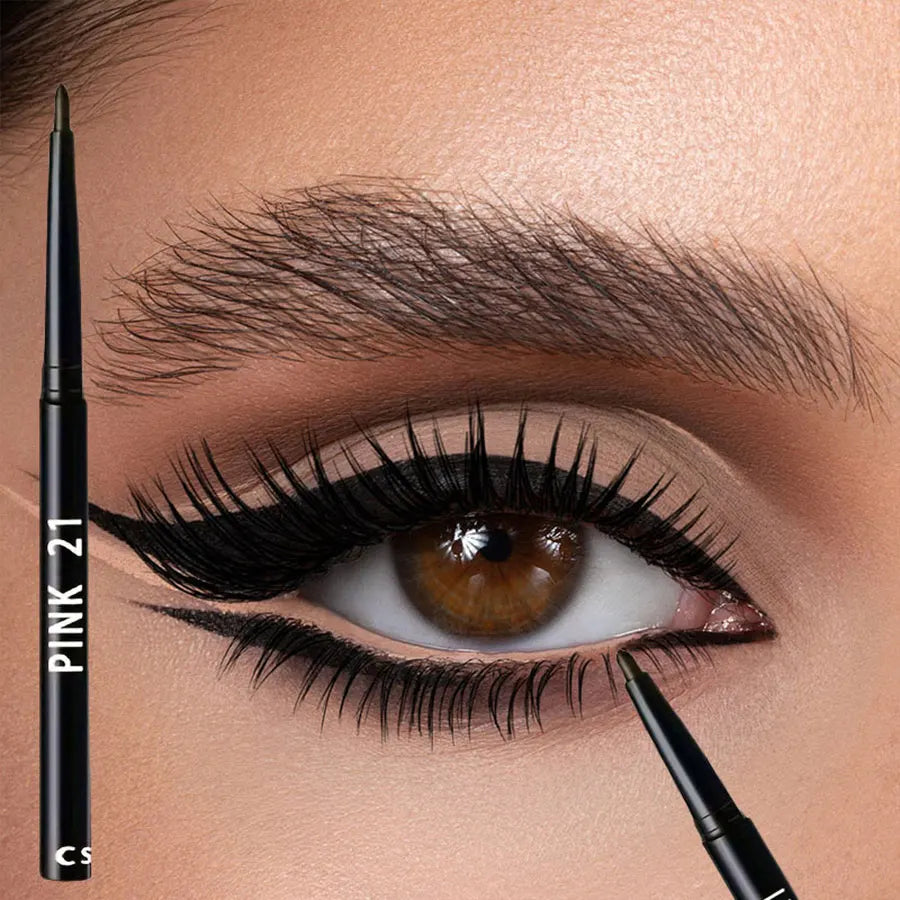 3pcs Waterproof Black Eyeliner Pencils-Smudge-Proof