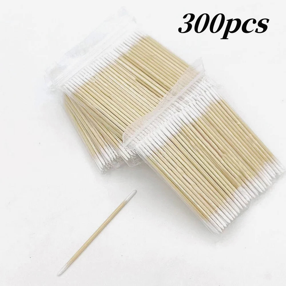 Nails Wooden Tip Cotton Stick