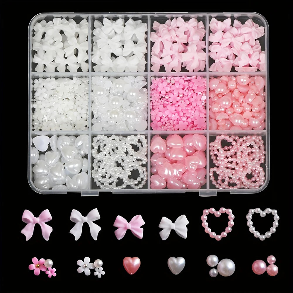 12Grids/box Nail Art Decorations