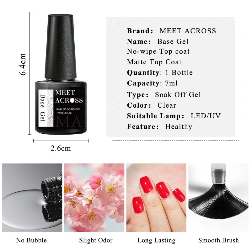 Vernis gel base top coat