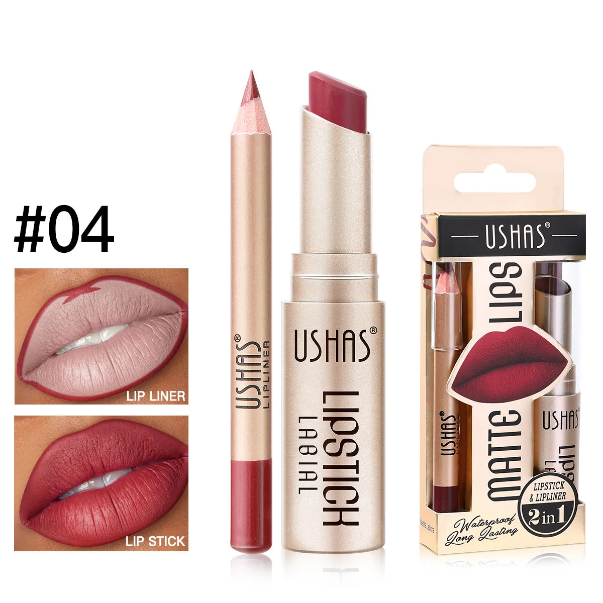 12 Color Matte Lipstick Set Long-lasting Waterproof Lipstick