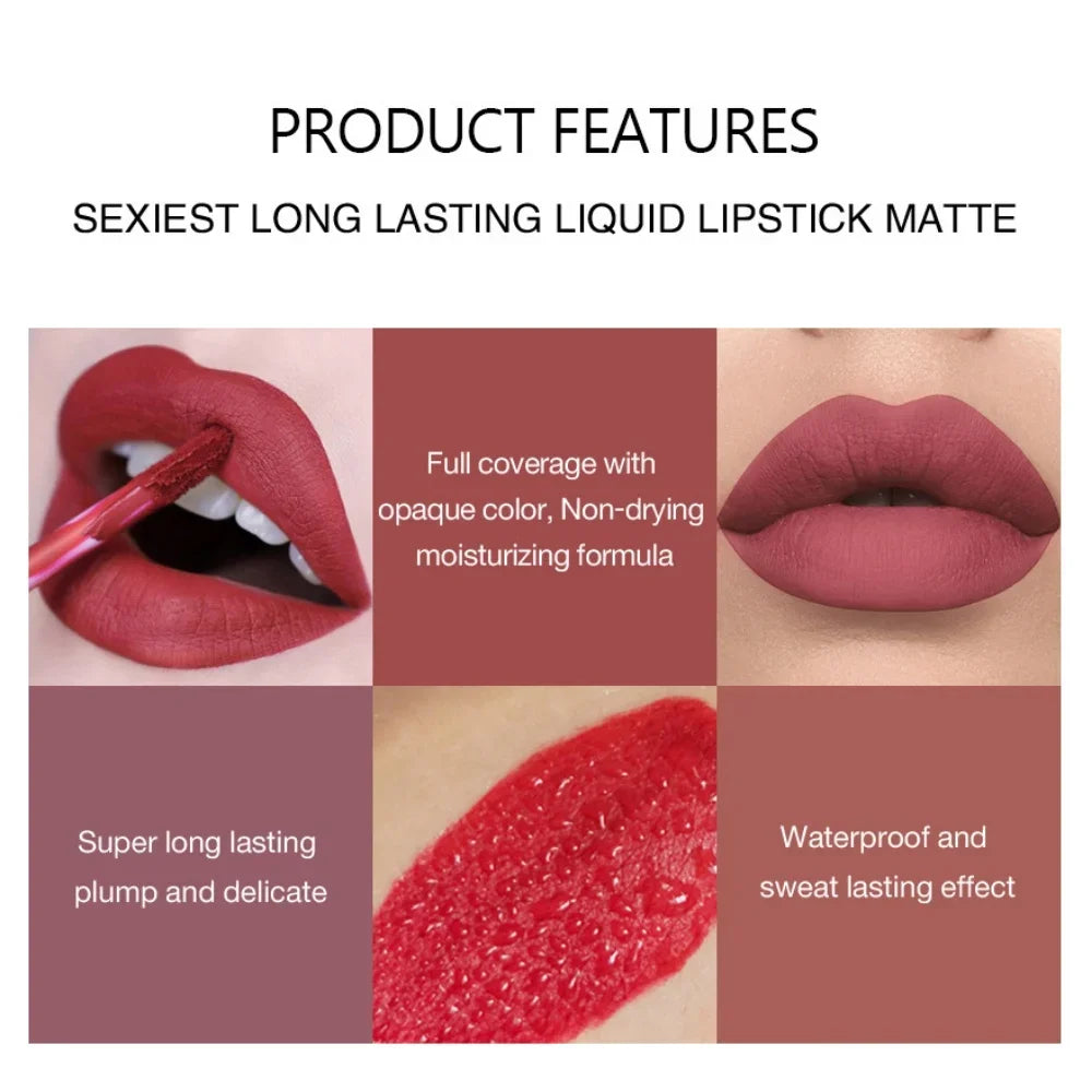 Sexy Velvet Lip Gloss Liquid Lipstick