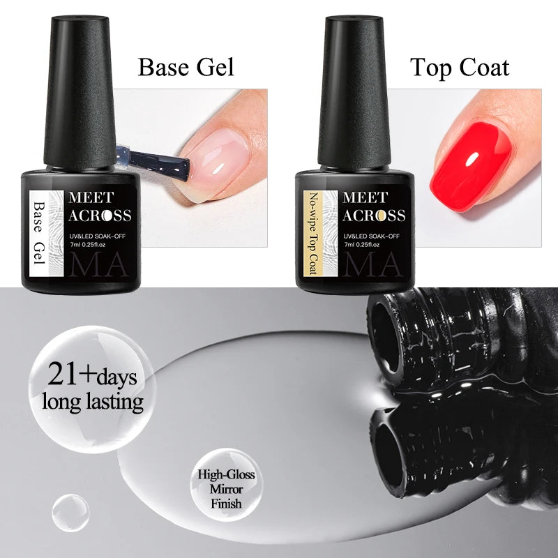 Vernis gel base top coat