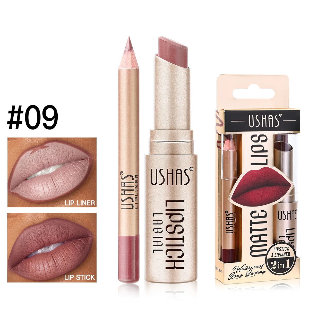 12 Color Matte Lipstick Set Long-lasting Waterproof Lipstick