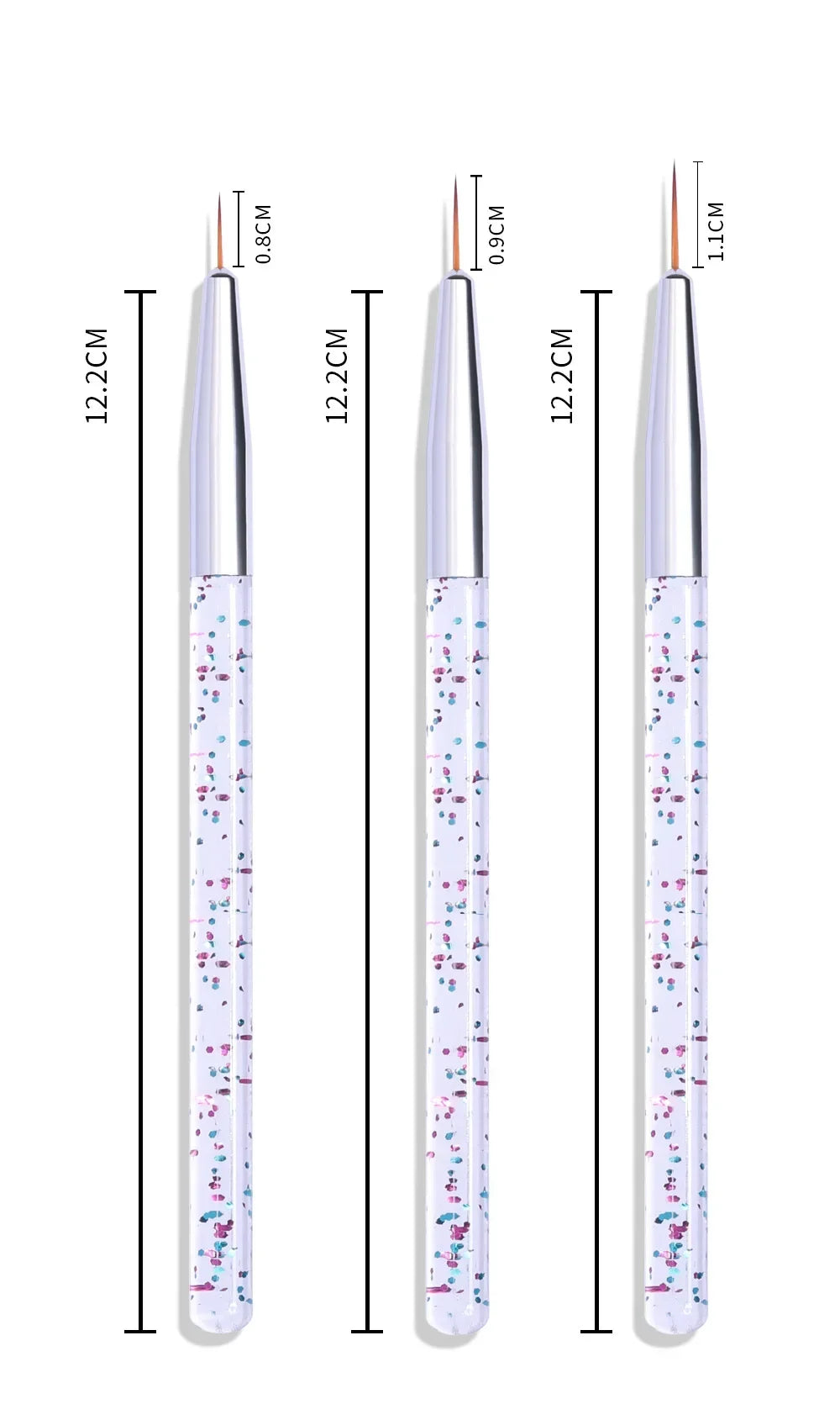 Ensemble de brosses à ongles