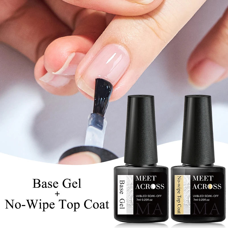 Vernis gel base top coat