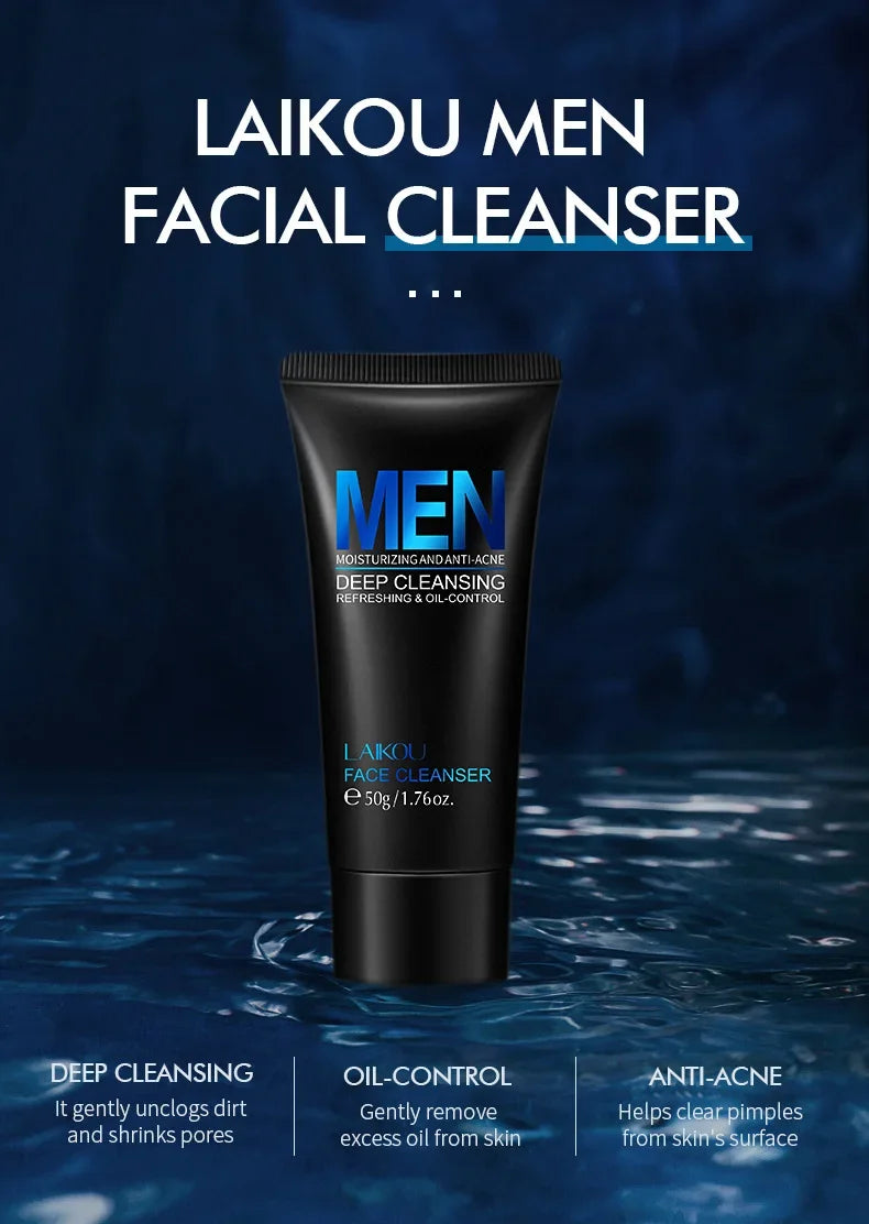 LAIKOU Men Facial Cleanser