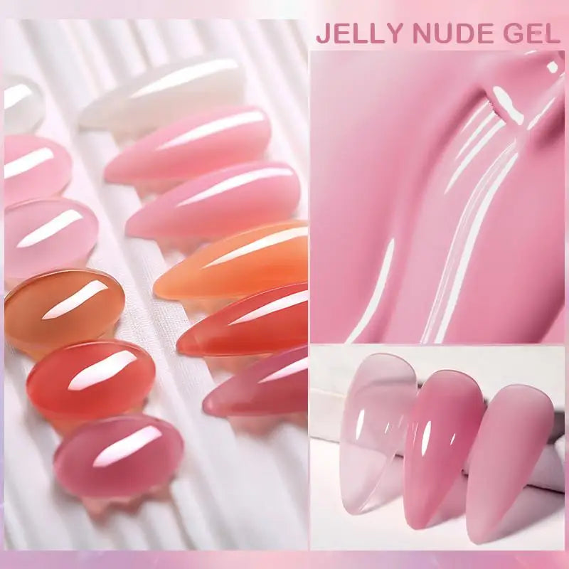 Translucent Gel Nail Polish Set