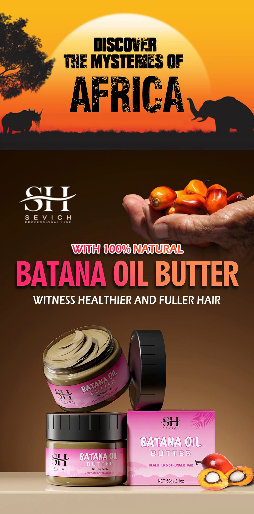 Natural 100% Pure Batana Oil