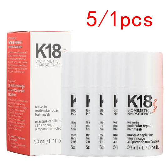 5/1pcs K18 Leave-In Molecular/1*kertain Repair Hair