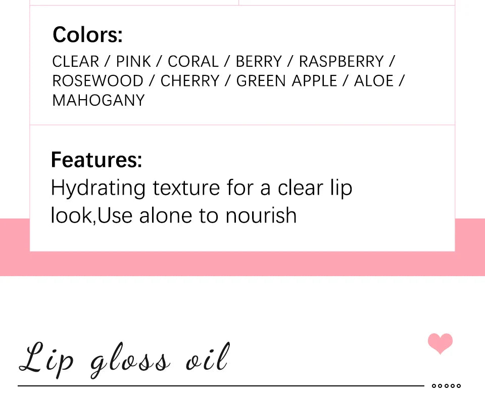 Lip Oil Gloss