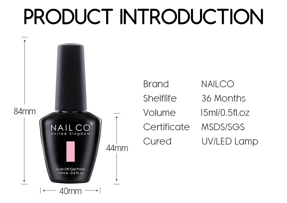 Dissolvant magique pour top coat et base coat NAILCO