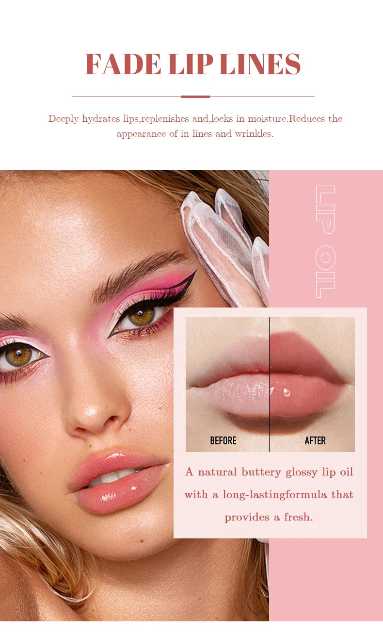 6pcs/set Hydrating Jelly Lip Oil