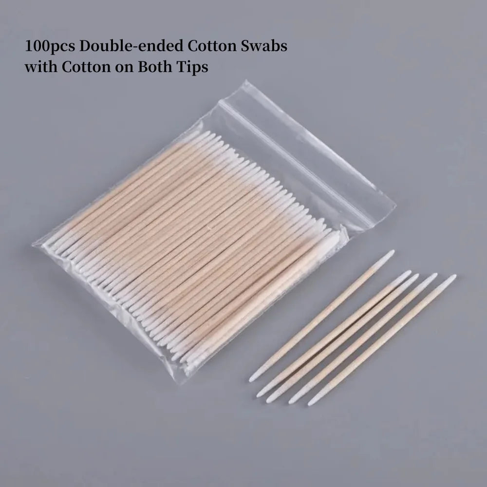 Nails Wooden Tip Cotton Stick