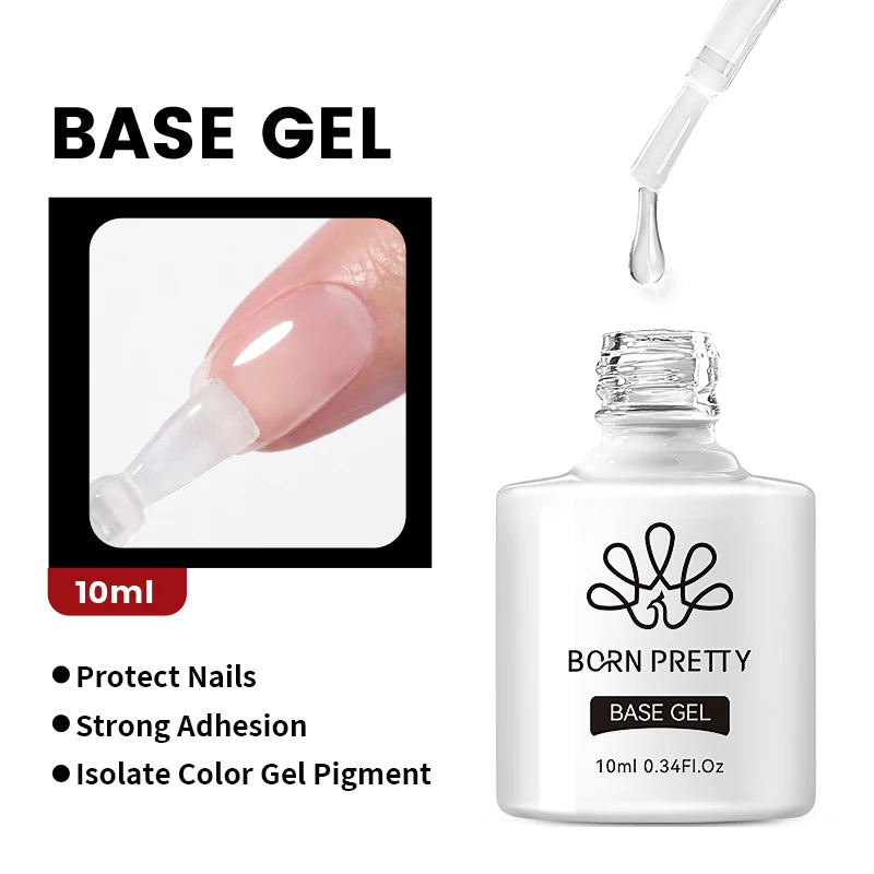 Base Gel Top Coat Rubber Gel Reinforcement Gel for Nails