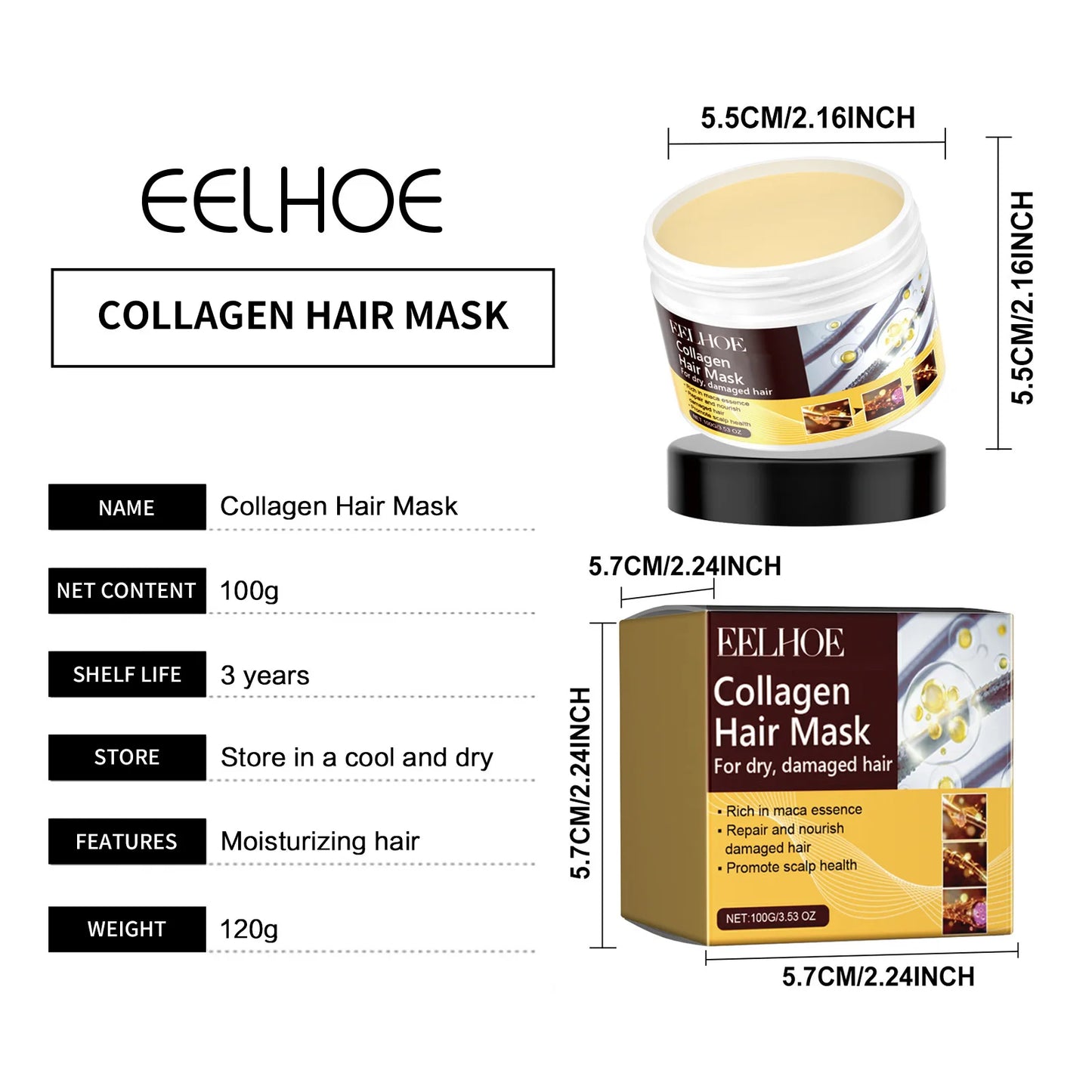 Hair Repair Mask Collagen Nourishing