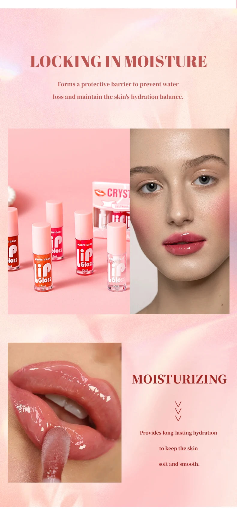 6pcs/set Hydrating Jelly Lip Oil