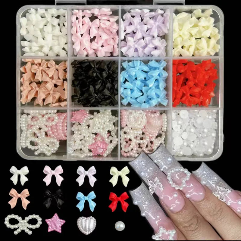 12Grids/box Nail Art Decorations