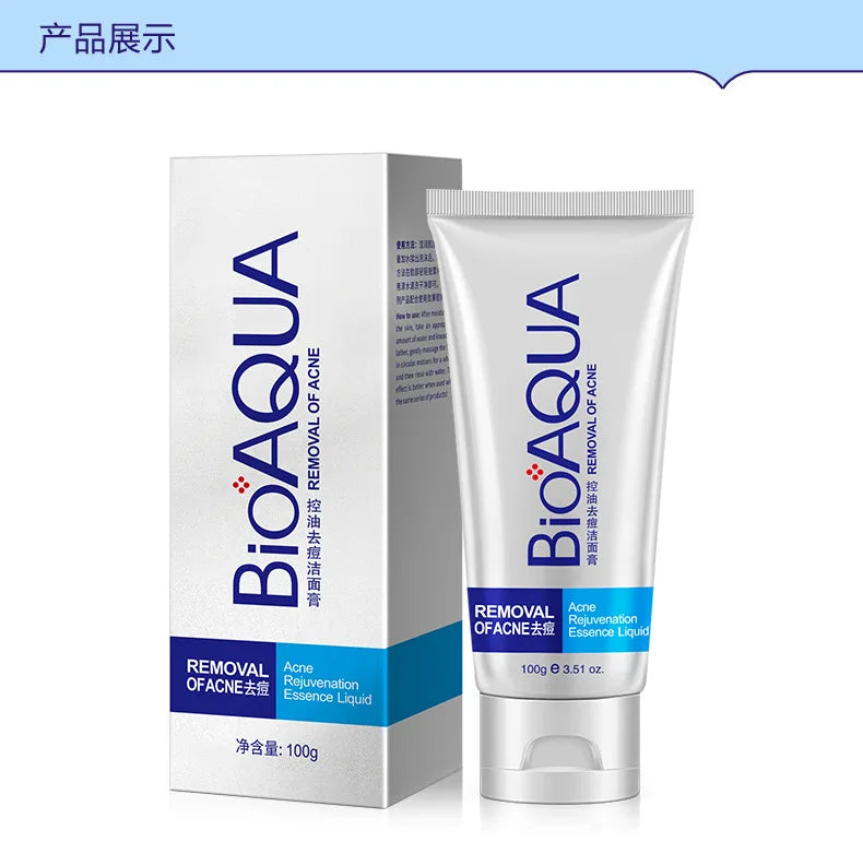 BIOAQUA Facial Cleanser Acne Treatment