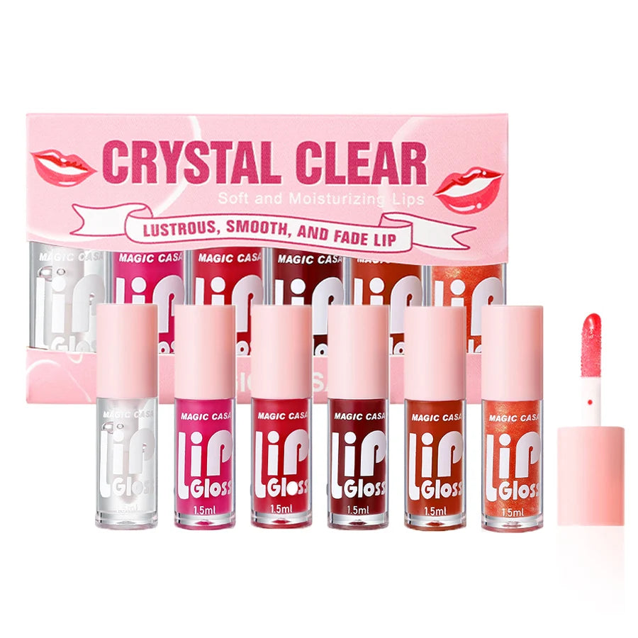 6pcs/set Hydrating Jelly Lip Oil