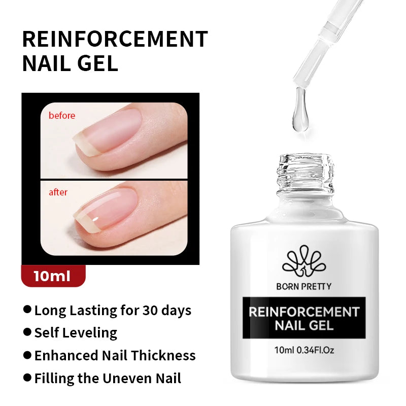 Base Gel Top Coat Rubber Gel Reinforcement Gel for Nails