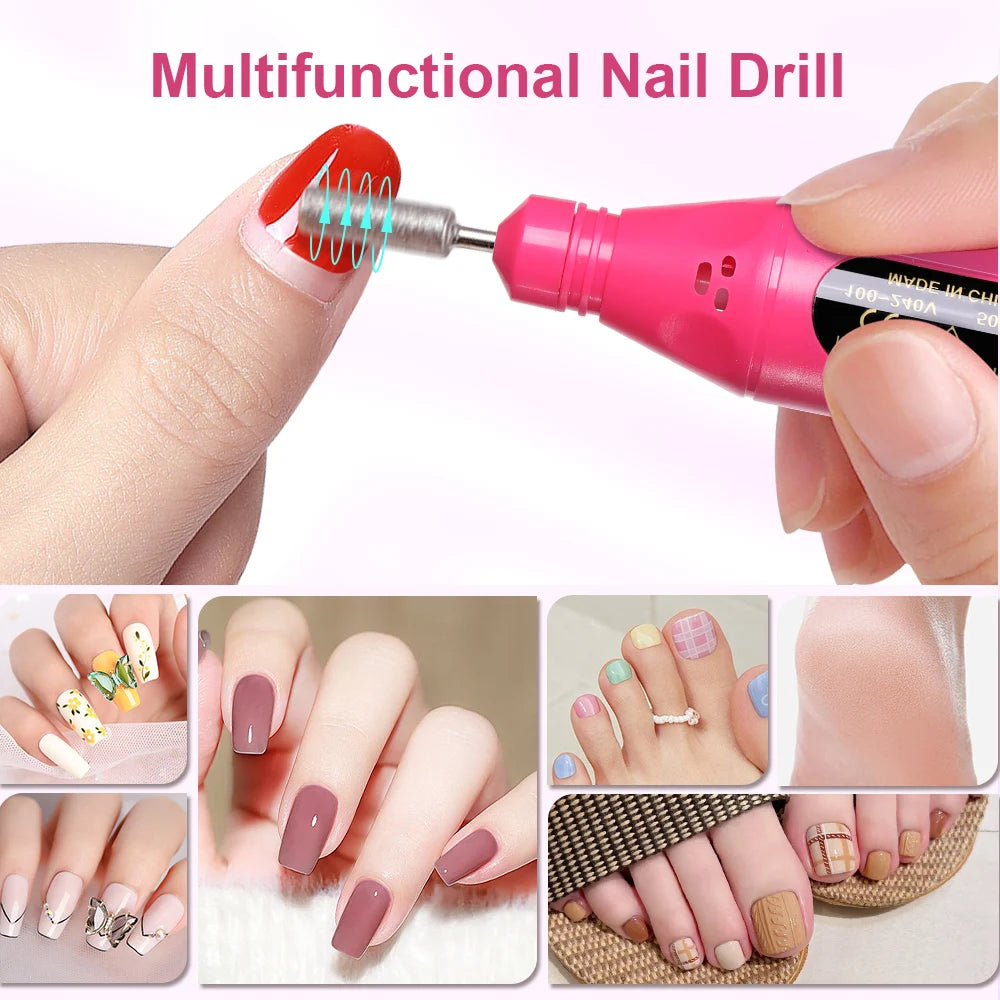 6 In 1 Electric Nail Drills Kit