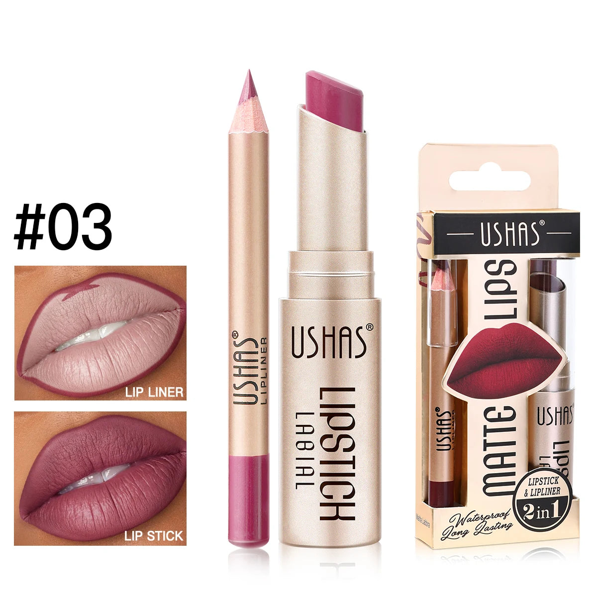 12 Color Matte Lipstick Set Long-lasting Waterproof Lipstick