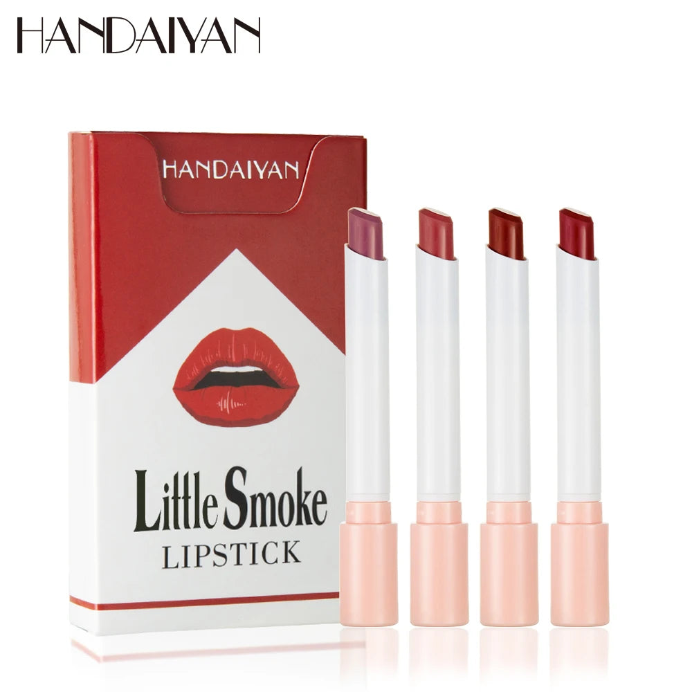 4pcs/set velvet small cigarette lipstick set