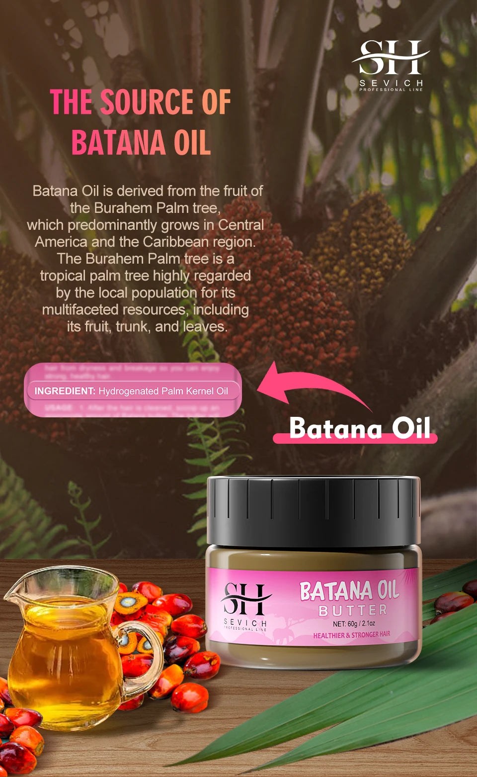 Natural 100% Pure Batana Oil