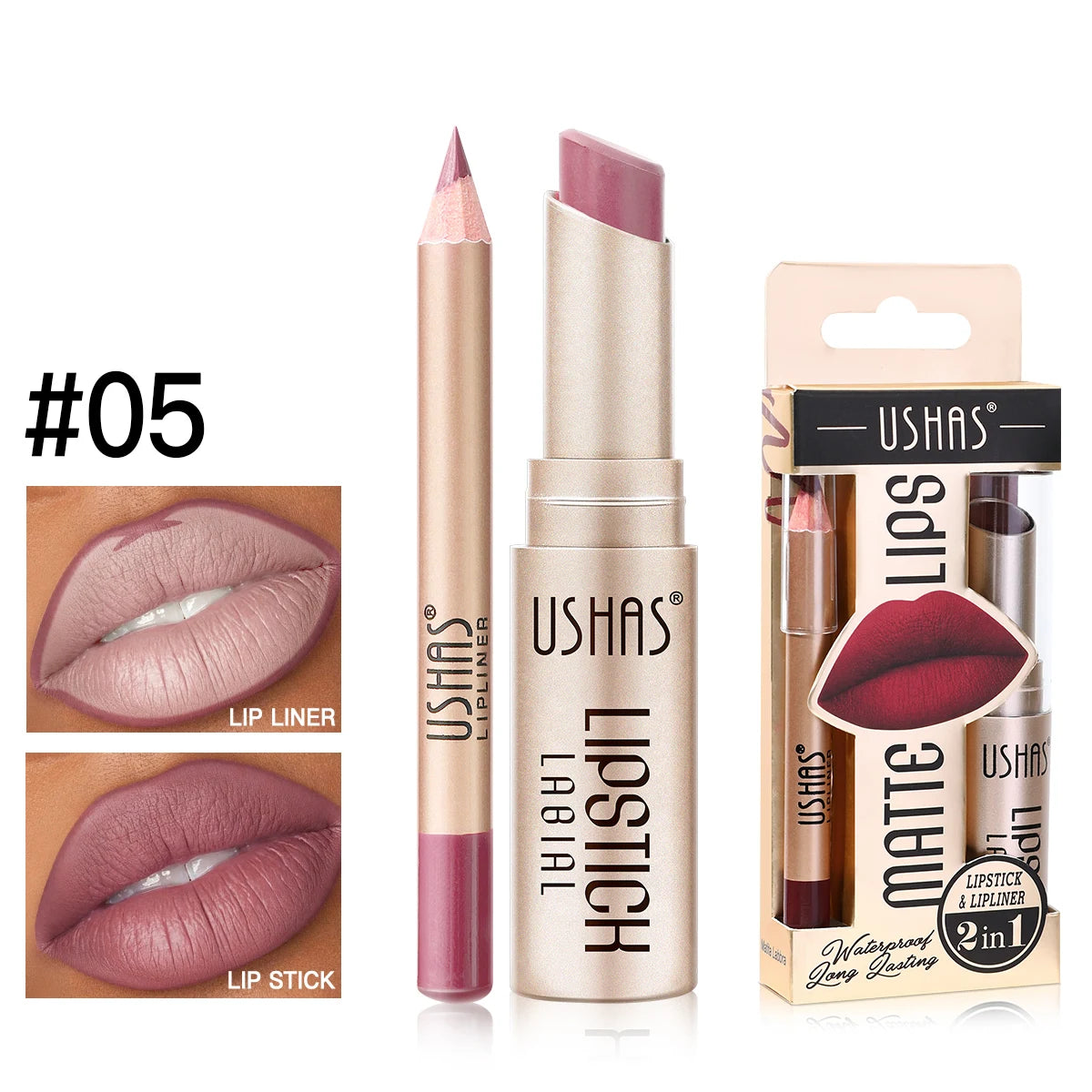 12 Color Matte Lipstick Set Long-lasting Waterproof Lipstick