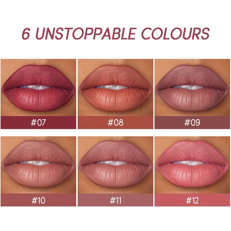 12 Color Matte Lipstick Set Long-lasting Waterproof Lipstick