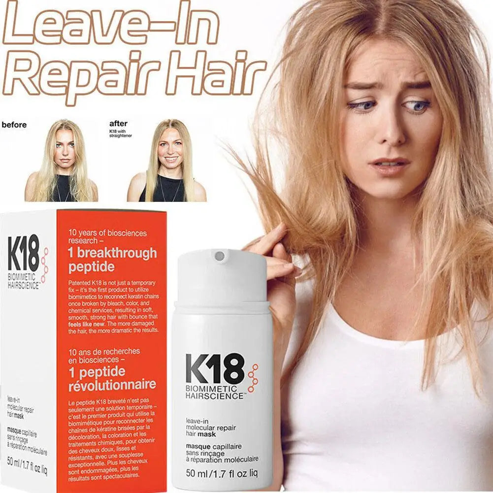 5/1pcs K18 Leave-In Molecular/1*kertain Repair Hair