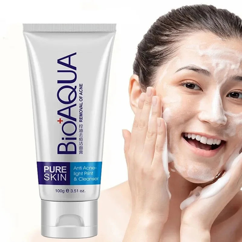 BIOAQUA Facial Cleanser Acne Treatment