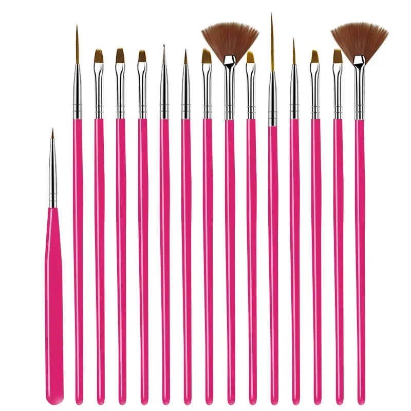 Ensemble de brosses à ongles