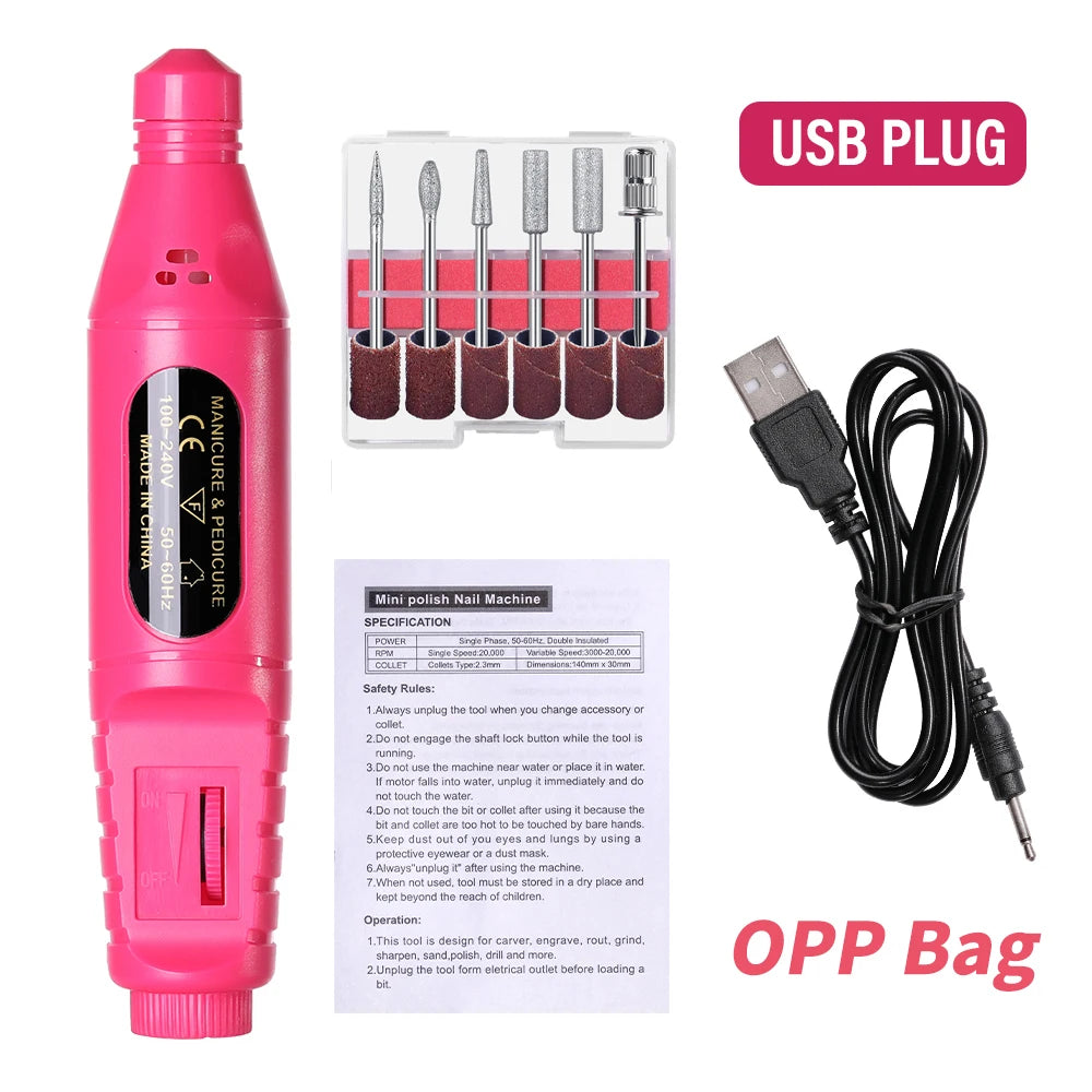 6 In 1 Electric Nail Drills Kit