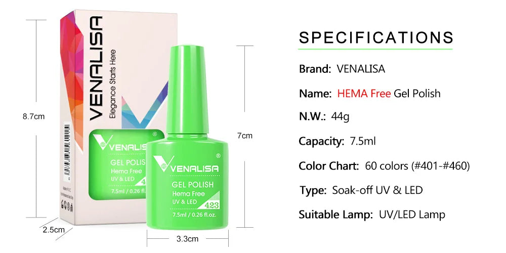 Vernis à ongles en gel Venalisa