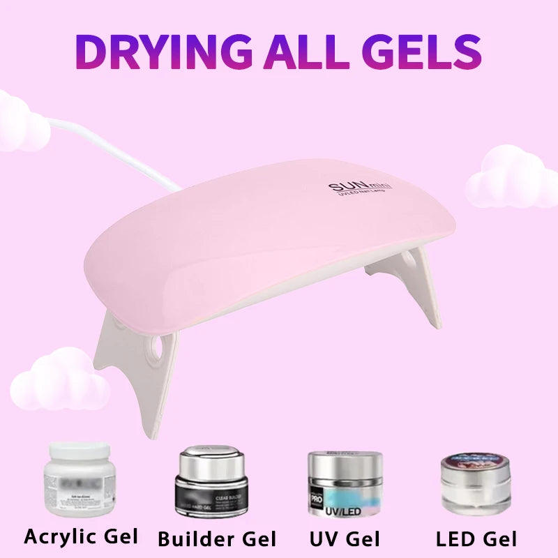 Mini Nail Polish Glue Drying