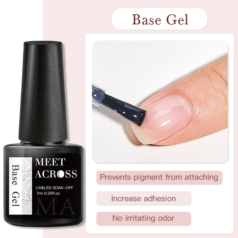 Vernis gel base top coat