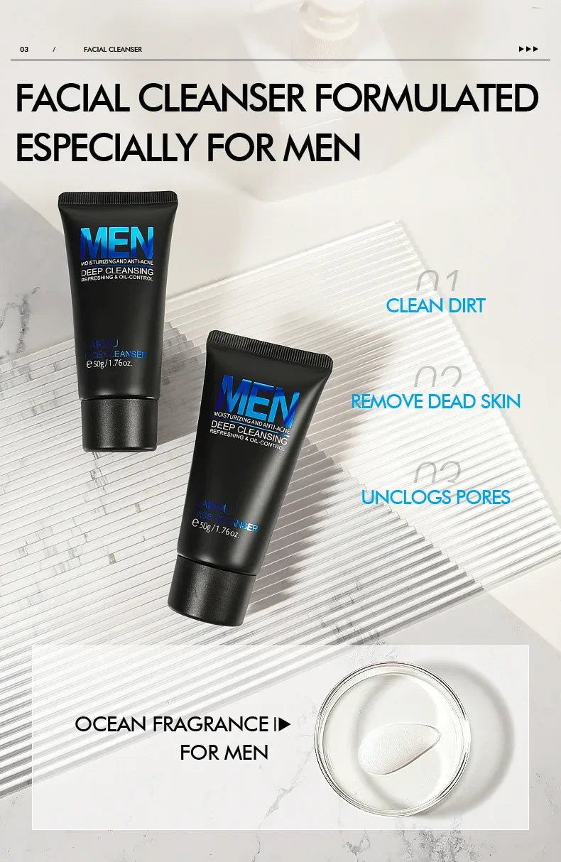 LAIKOU Men Facial Cleanser