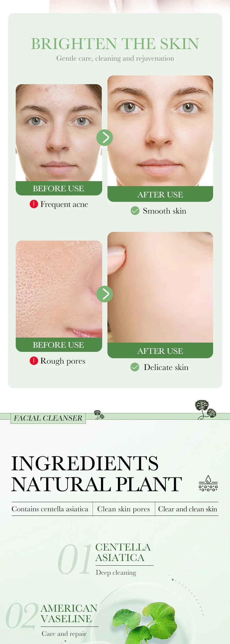 BIOAQUA Facial Cleanser