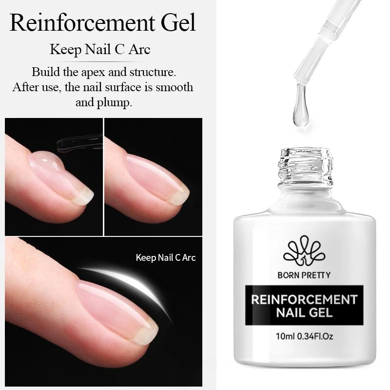 Base Gel Top Coat Rubber Gel Reinforcement Gel for Nails