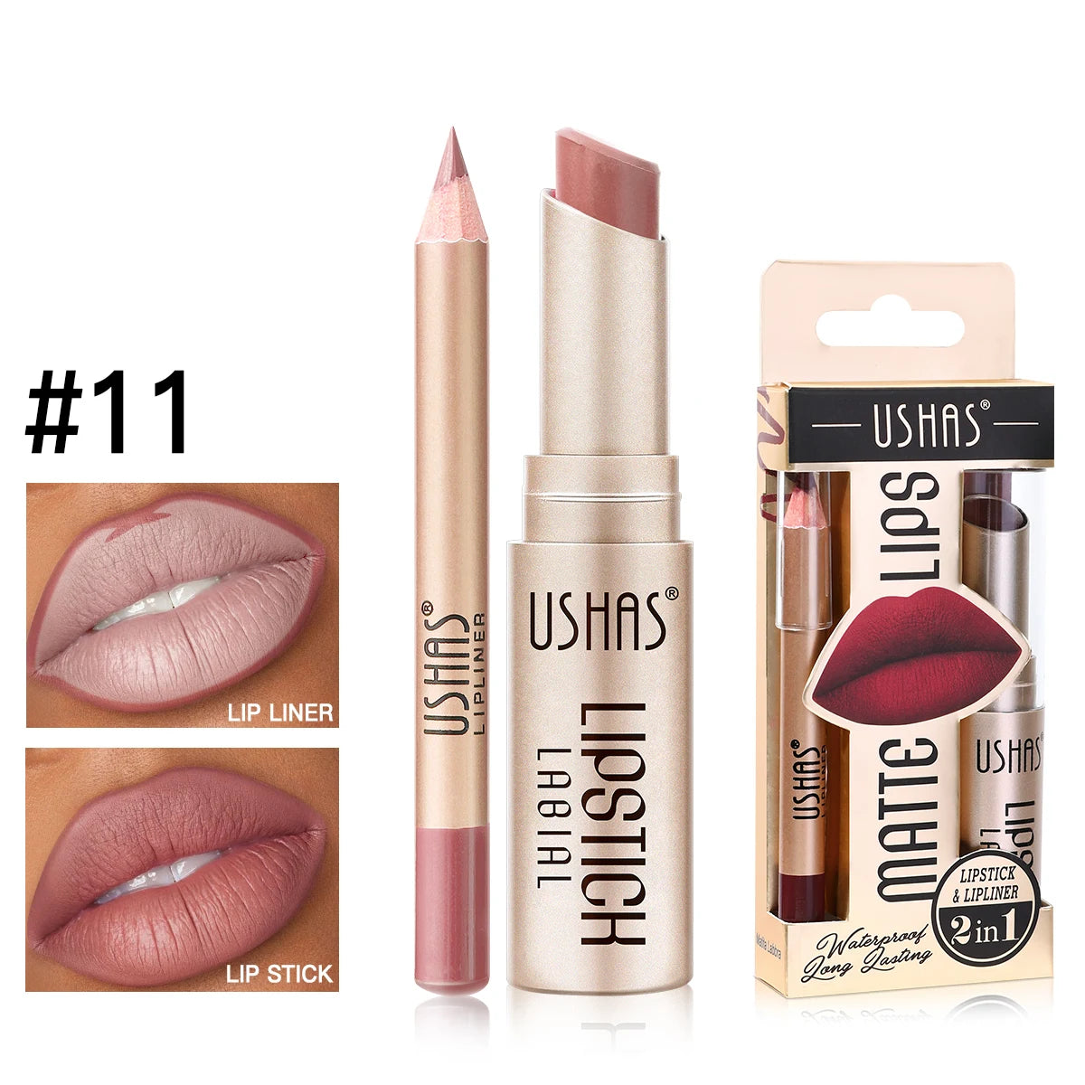 12 Color Matte Lipstick Set Long-lasting Waterproof Lipstick