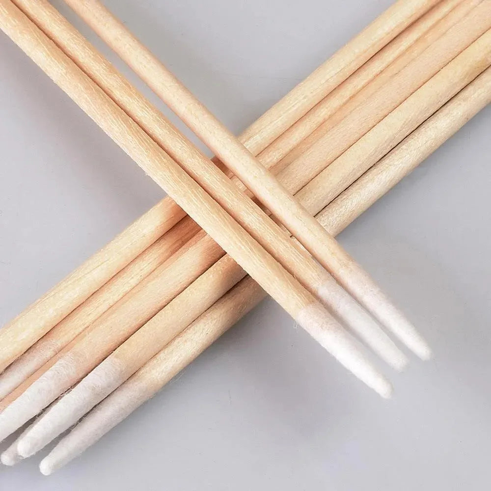 Nails Wooden Tip Cotton Stick