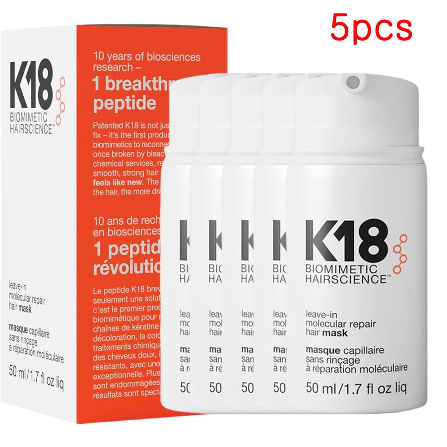 5/1pcs K18 Leave-In Molecular/1*kertain Repair Hair